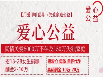 五寨捐卵助孕生子 爱心志愿者招募